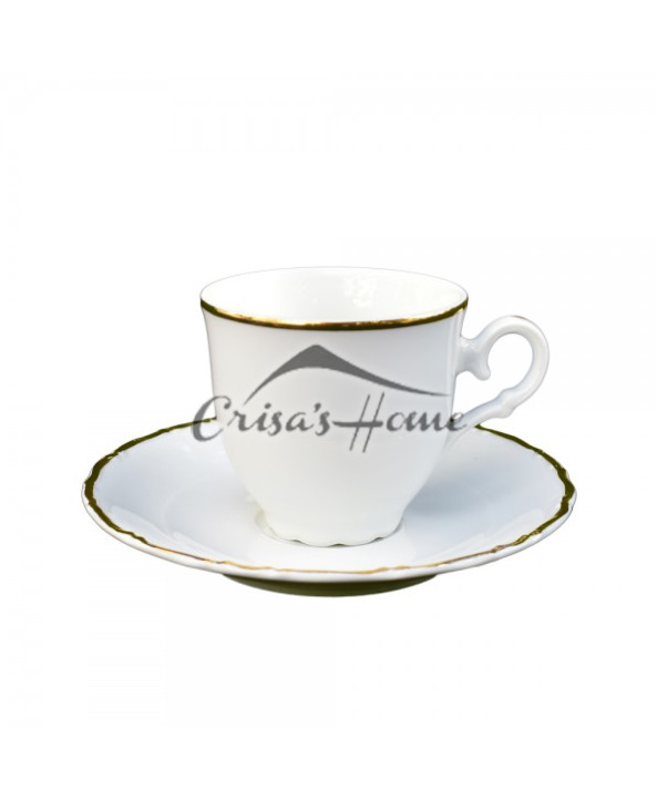 Set cafea 12 piese Ophelia Rand Aur